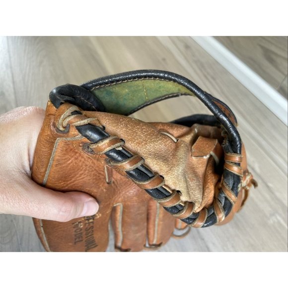 Vintage baseball glove - The Hawk Line - Made in Japan- J-8421 Professional - Picture 7 of 9